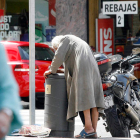 Descorazonadora imagen tomada anteayer en el centro.