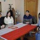 El alcalde recibió a las dos profesoras polacas.