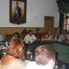 Momento durante la celebración del pleno que tuvo lugar ayer por la tarde