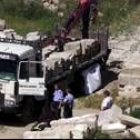 Cordón policial en una cantera gallega, tras un accidente laboral, en una imagen de archivo