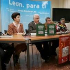 Imagen de la presentación, ayer, en la Diputación de las actas del Congreso de Estudios Medievales