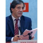 Ángel Villalba, en su comparecencia ante los medios de comunicación
