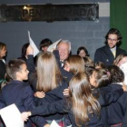 El empresario David Álvarez durante la entrega de diplomas