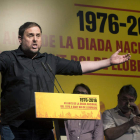 Los líderes indepentistas catalanes participan en los actos previos a la Diada. QUIQUE GARCÍA