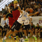 El Ademar, durante un partido de pretemporada.