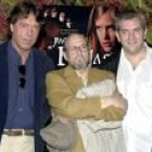 Los tres protagonistas: Ramón Langa, Agustín González y Carlos Sobera
