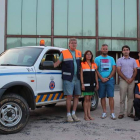 El equipo de voluntarios que forma parte del servicio de Protección Civil de Sariegos. dl