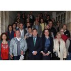 Marcos Martínez recibe a los participantes argentinos.