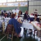 Un momento de los actos de la feria del bolillo, celebrada ayer en Vilablino