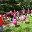 Una de las actividades desarrolladas por voluntarios en la reserva del valle de Iruelas. DL