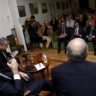 Un momento del calecho dedicado a Luis del Olmo en Madrid