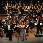 La Odón Alonso, ayer, en su regreso al Auditorio Ciudad de Léon.