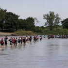 La caravana centroamericana se encuentra en el estado de Veracruz, México