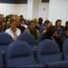 Los asistentes a la entrega de diplomas del curso de informática de Equal