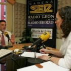El delegado del Gobierno en Castilla y León, Miguel Alejo, durante la entrevista