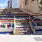 La 'escalera de colores' de Álvaro López Núñez. AUNTAMIENTO DE LEÓN