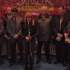 La presidenta de la Diputación se dirigió al público en la inauguración de la Feria del Puerro.