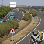 La autovía entre León y Burgos está siendo una de las más utilizadas de la Comunidad. RAMIRO