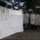 Los profesionales de la sanidad se manifestaron contra la violencia el pasado día 9 de febrero