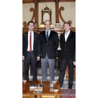 Tudanca, con el rector.