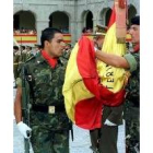 Un soldado de origen argentino jura la bandera española en Toledo