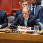 El embajador del Reino Unido ante la ONU, Matthew Rycroft.