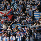 La masa social de la Deportiva sigue en aumento gracias a los buenos resultados obtenidos en la recta inicial de la Liga. L. DE LA MATA