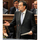 Rajoy, en la sesión de control al Ejecutivo en el Congreso.