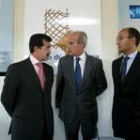 Eugenio Galdón, José Luis Ulibarri y José Miguel García Aguilar