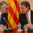 El fiscal general del Estado, Eduardo Torres-Dulce, y el 'president' de la Generalitat, Artur Mas, el pasado 8 de julio.