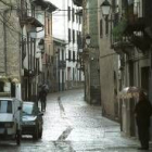 Imagen de la calle del Agua en Villafranca, donde hay algunas viviendas subvencionadas