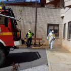 La UME desinfectó ayer la residencia de Mensajeros.