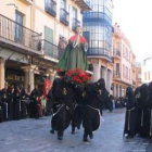 La Carrera de San Juanín durante la procesión del Encuentro de los cofrades del Nazareno.