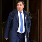 El nuevo Fiscal General del Estado, Julián Sánchez Melgar, sale del Tribunal Supremo este mediodía.