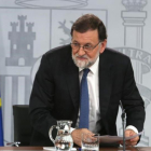 Mariano Rajoy, el pasado viernes en la Moncloa.