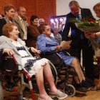 Homenaje a las personas centenarias de la ciudad de León, con el alcalde, Antonio Silván. JESÚS F. SALVADORES