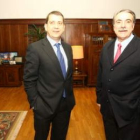Riesco y Canedo, en uno de los últimos encuentros sobre el parque tecnológico y científico.
