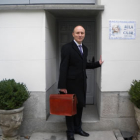 Manuel Cortés, en la sala Cajal del Colegio Oficial de Médicos de Madrid, donde recogió el premio.
