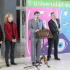 Marian Fernández, Cristina Hidalgo, Ángel Penas y Antonio Laborda, durante la presentación
