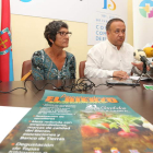 La presidenta de ABA presentó la feria con el presidente del Consejo y el alcalde de Cacabelos. A. F. BARREDO