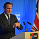 David Cameron, durante una rueda de prensa en Gales, el pasado 5 de septiembre.