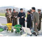 Kim Jong-un visita un instituto de bioingeniería en Pyongyang.