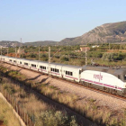 Composición del Talgo 6 que probó anoche el túnel de la Variante. DL