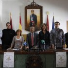 Representantes de Astorga, La Bañeza y Villarejo de Órbigo en la presentación de la asociación.