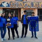 Alumnos y profesores viajaron de La Pola a Granada. DL