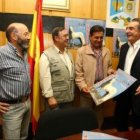 El alcalde de Camponaraya, con participantes y organizadores