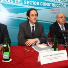 Hojas (UGT), Mediavilla (Junta), Alonso (Fundación Laboral) y De Val (CC.OO.).