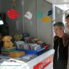 El alcalde, ayer, en la inauguración de la Feria del Libro en San Marcelo