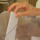 Urna electoral.
