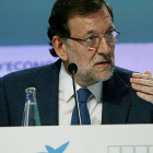Mariano Rajoy, durante la clausura de la reunión del Cercle d'Economia en Sitges.